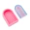 Color Pour Stone Resin Rainbow Coaster Silicone Mold